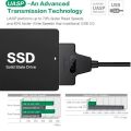 SATA to USB 3.0 / 2.0 Cable Up to 6 Gbps for 2.5 Inch External HDD SSD Hard Drive SATA 3 22 Pin Adapter USB 3.0 to Sata III Cord. 