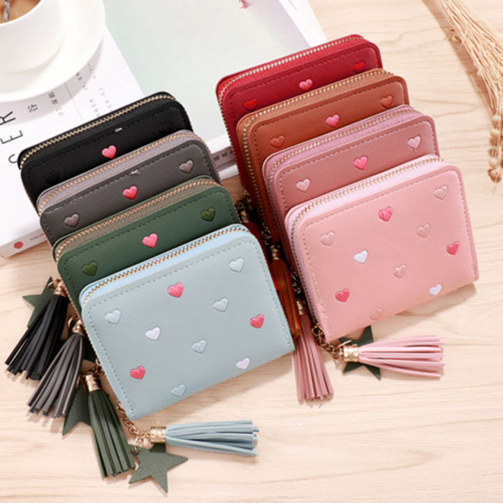 1pc%20Love%20Embroidery%20Women%20Wallet%20Cute%20Tassel%20Ladies%20Small%20Short%20Wallet%20Girl%20Zipper%20Purse%20Female%20Clutch%20Wallet%20Purse%20-%20Image%205