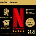 Netflix 6 Month Shared Account 4K UHD. 