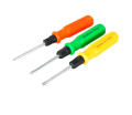 2in1 Double Head Screwdrivers Small Portable Screw Driver Yellow Handle Repair Hand Tools. 