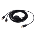 2 in 1 Printer Cable USB A to B Male to Male Printer Cable A. 