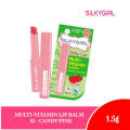 Silky Girl Silky Lips Multi-Vitamin Lip Balm 1.5G - 02-Candy Pink (FROM MALAYSIA). 