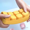 8 Grids Simple Food Grade Reusable Ice Cube Maker Mold with Lid Soft Bottom Ice Mould Forms for Whiskey Cocktail Accessories Kitchen Gadgets. 