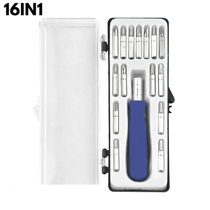 16 / 32-in-1 Screwdriver Set Box With Magnetic Handle & Complete Accessories, DIY Convenient Multi-functional Mini Ratchet Tool - Home And Professional Repair Kit, Auto Repair Tool Accessories