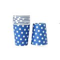 10 Pcs Polka Dots Paper Cups - Disposable Party Paper Cups for Birthday, Wedding Parties. 