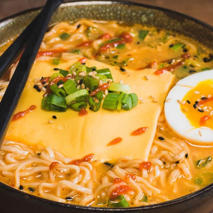 5xPcs Korean Instant Food Ottogi Real Cheese Ramen Liquid Sauce Noodle ...
