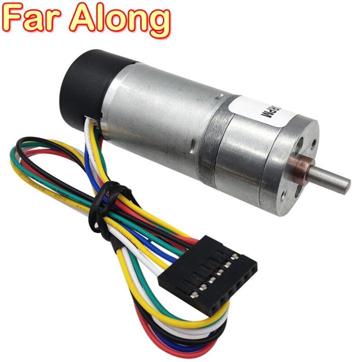 Mini Geared Motor 12V 24V Encoder In Motor 12 To Speed With Speed ...