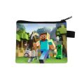 【WEJA】Newest Minecraft Steve Creeper Children's My World Wallet Zip  Bag s Cartoon Key Ring Bag Pendant Students Card Bags s Storage for Children Adult. 