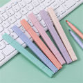 6PCS Double Tip Highlighter Pens Kawaii Candy Color Manga Markers Pastel highlighter set Stationery. 