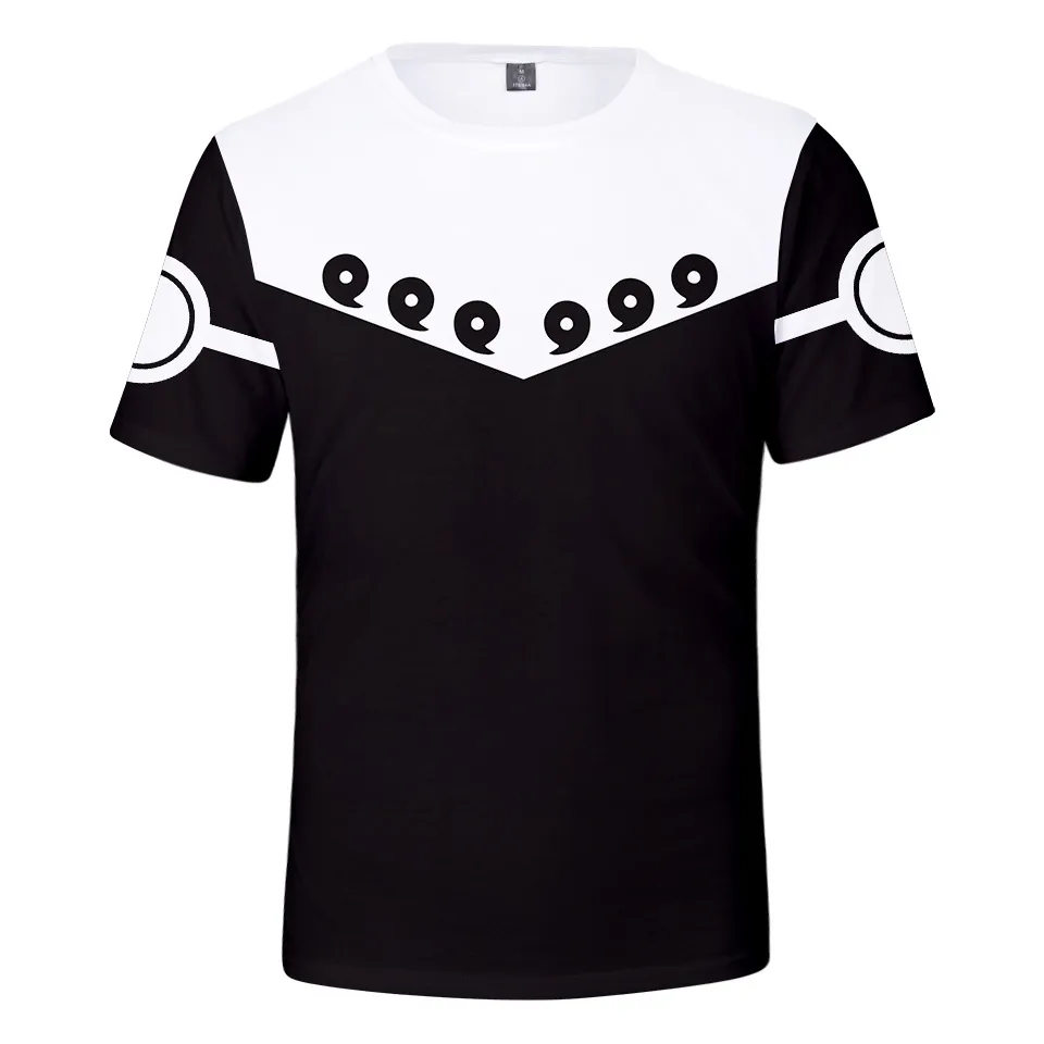 Japanese Boy Naruto Anime T-shirt, Fashionable Short Sleeved