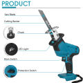 Cordless Electric Reciprocating Saw Metal Woodworking Cutting Tool 4000SPM with 4 cutting blade EasyLife. 