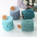 Plaster Flip Sugar Mold Desktop Ornaments Soap Resin Plaster Making Set DIY Handmade Aromatherapy Plaster Mould Lily Of The Valley Pillar Silicone Candle Mold. 