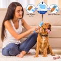 Self-Cleaner Pet Grooming Brush Dematting Brushes Pet Hair Shedding Dogs Cats Rabbit Horse Ergonomic Grip Handle Dog Hair Brush Hair Comb Fur Slicker Brush Fur Comb Cat Brush Cat Comb Dog Brush Dog Comb Deshedding Pet Grooming Long Fur Hair Shed. 