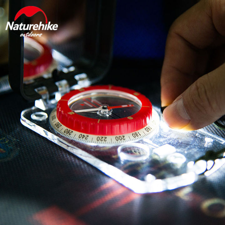 Luminous Compass 【The Timber Loft】NatureHike Luminous Compass With Mirror LED Light ...