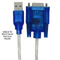 【VogueVenture】USB2.0 to RS232 Female adapter Cable USB to DB9 hole female cable adapter for cashier label printer led display scanner pos hot. 