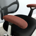 Elastic Chair Armrest Covers Office Chair Elbow Arm Rest Protector Black. 