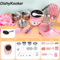 DishyKooker Kitchen Toy Set For Children Stainless Steel Mini Imitation Kitchen Cooking Tool Educational Toys Gifts For Boys And Girls. 