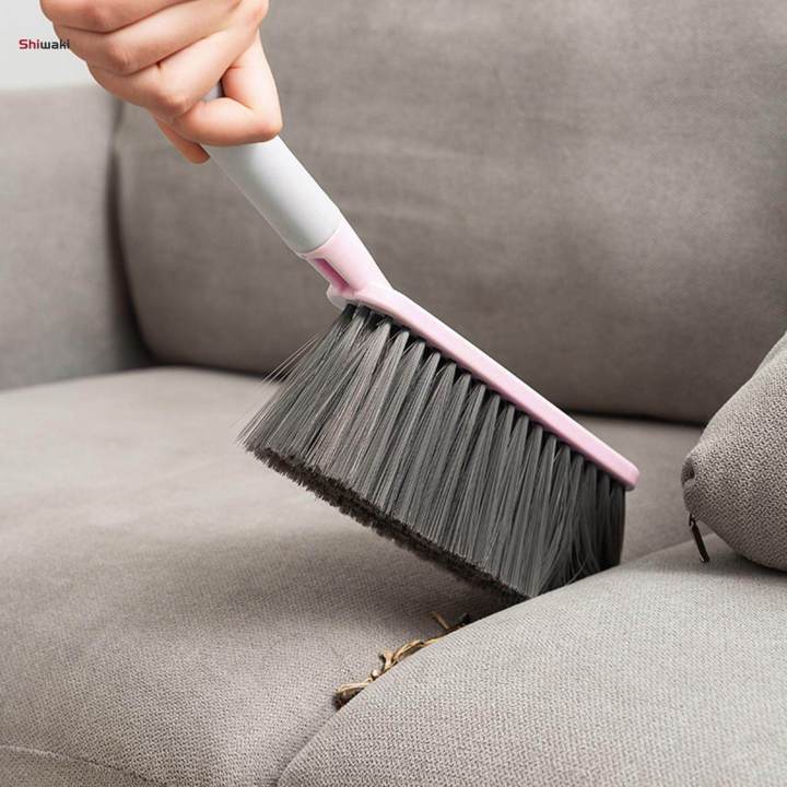 Counter Duster, Soft Bed Brush Versatile, Household Efficient Gift Sweeping Brush, Handle Brush for Curtain Carpet Bench Keyboard Floor