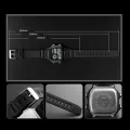 【Miga Plaza】SKMEI 1299 Men's Sports Watch Dual Time Daily Alarm Snooze Hourly Chime Timed Reminder Chronograph Countdown Calendar 50m Waterproof Backlight. 