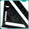 Right Angle 7 inch Aluminum Triangular Triangle Metric Scale Measure Ruler Carpenter Framing Measuring Tool. 