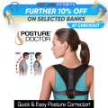 Posture Doctor Belt Adjustable Posture Corrector Back Brace For Back Pain Relief And Bad Posture. 
