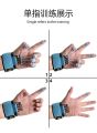 Finger Gripper Strength Trainer Hand Yoga Resistance Band Finger Flexion and Extension Training Device Finger Force Grip Device. 