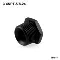 HF045 1/2-28 to 5/8-24 1 PCS Car Oil Filter Adapter Steel Automotive Threaded. 