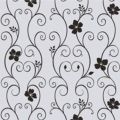 [Ready Stock]1 Roll  Frosted Floral Pattern Self-adhesive removable Window Stickers  Home Decor Window  Kids Room Decorative Window Murals  DIY Wall Decal Stickers. 