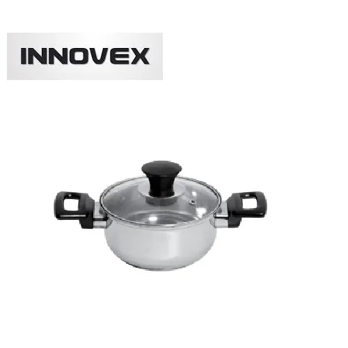 Innovex Stainless Steel Casserole with Glass Lid - ICR001
