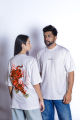 ROGUE Legends – Roar Behind Oversized Unisex T-Shirt (White). 