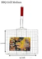 BBQ Stainless Steel Hand Grill. 