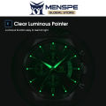 MENSPE Men's Quartz Watch True Three Eyes Wristwatch Waterproof Luminous Calendar Clocks Gifts High-grade Fashion True Eye Six Stitches Multi-functional Sports Waterproof Calendar Watch. 
