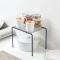 Space Saving Iron Storage Rack / Kitchen Cabinet Toilet Shelf / Dish Drying Rack Spice Jar Holder / Spice Bottles Shelves Bathroom Kitchen Organizer / Multifunction Kitchen Tools. 