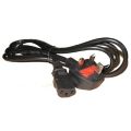 Power Cable - High Quality 3 Pin UK Plug AC Power Cable Wire With Fuse For PC, Rice Cooker, Kettle. 