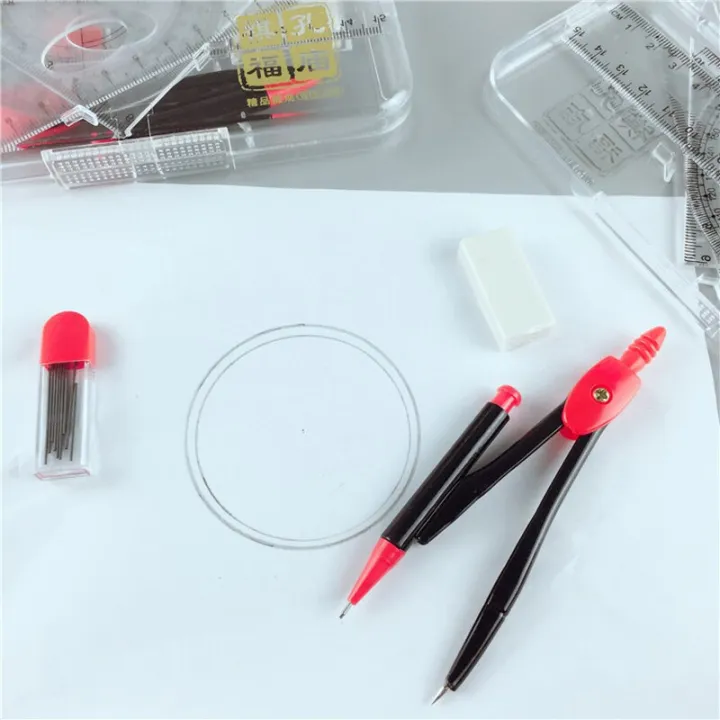 %E3%80%90HOT%E3%80%91%207Pcs/Set%20Simple%20Solid%20Geometry%20Protractor%20Drawing%20School%20Eraser%20Compasses%20Set%20Math%20Eraser%20Ruler%20For%20Students%20School%20Stationery%20-%20Image%203