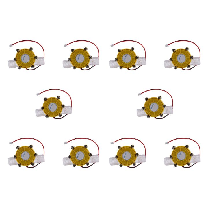 10X 10W Water Flow Pump Mini Hydro Generator Turbine Flow Hydraulic Conversion 12V