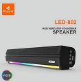 KISONLI LED-802 RGB WIRELESS BT SOUNDBAR. 