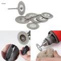 10X Diamond Coated Mini Cutting Disc Wheel Drill Mandrel 20mm without hole. 