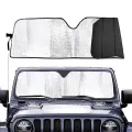 UV Protection Shield Universal Front Rear Car Window Sunshade Sun Shade Visor Windshield Cover. 
