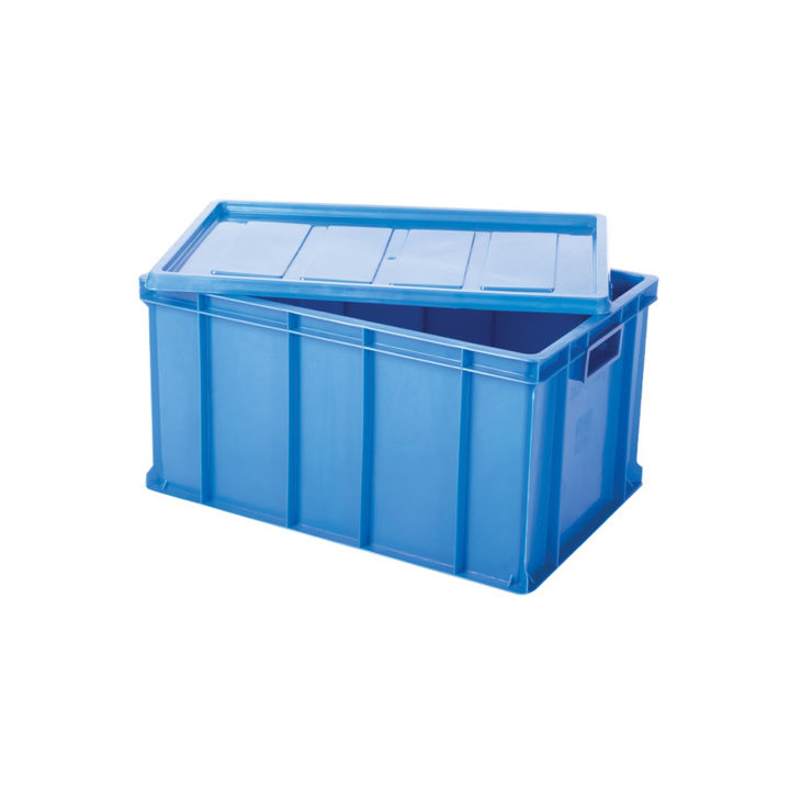 Plastic Crate | Multipurpose Heavy Duty Multi color Portable Plastic Crate AC 32 | Without Lid | (LARGE ) | 60x40x32 cm | 64L | Nisaco Mall