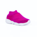 Kids SPLENDOR Knitted Hot Pink Casual Shoes - TUK. 