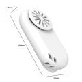 Air Face Fan Personal Breathe Cooler Wearable Air Purifier USB Mini Portable Mask Clip Fan Electric Air Conditioning Cooling Fan. 