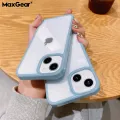 【ThinkWay】Shockproof Armor Color Bumper Clear Case For iPhone 13 12 11 Pro Max XR X XS 7 8 Plus SE2 Mini Luxury Soft Frame Hard Back Cover. 