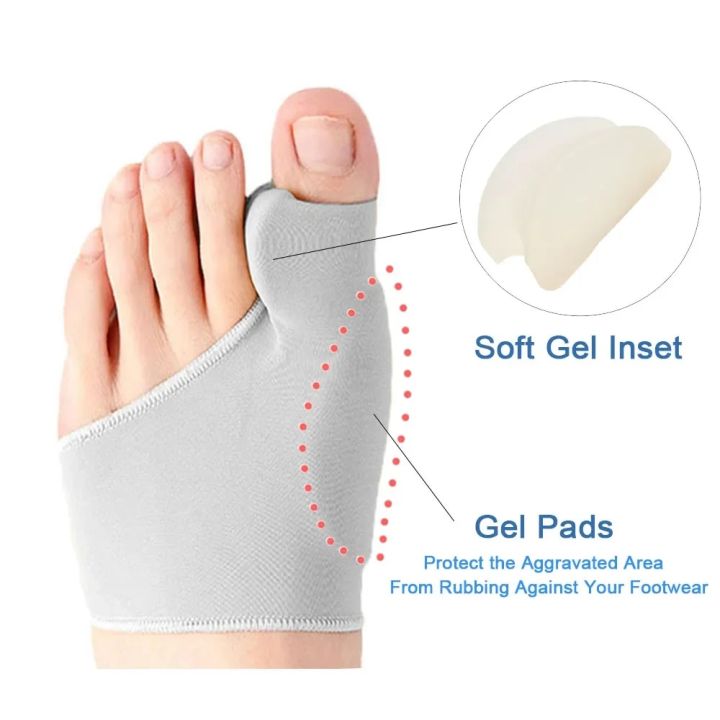 Toes Separator Socks Thumb Adjuster Straightener Feet Bone Orthotics Appliance Hallux Valgus Splint Sleeve Bunion Corrector