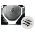 Steering Wheel Chrome Center Badge Emblem Logo 45mm Sx4 Suzuki. 