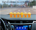 Smiling Face Spring Bouncing Doll Car Smiley Doll Cute Emoji Bobble 1Pcs. 