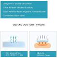 Cooling Gel Patch - 6 Strips - Safety Treating Fever Instant Cooling Gel Patch | Kids Cooling Patches for Fever Discomfort & Pain Relief, Cooling Relief Fever Reducer, Soothe Headache Pain. 