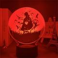 Anime Naruto Hatake Kakashi Konoha 3D LED Night Light 7 Colors Nightlight Home Kids Children Bedroom Decor Desk Lamp X Gifts. 