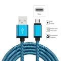 QC 3.0 Fast Charger Micro USB Charge Cable For Samsung Galaxy A10 A01 M01 J2 Core J7 J5 J3 A5 A7 2016 S6 S7 J4 A6 A7 2018 Phone. 