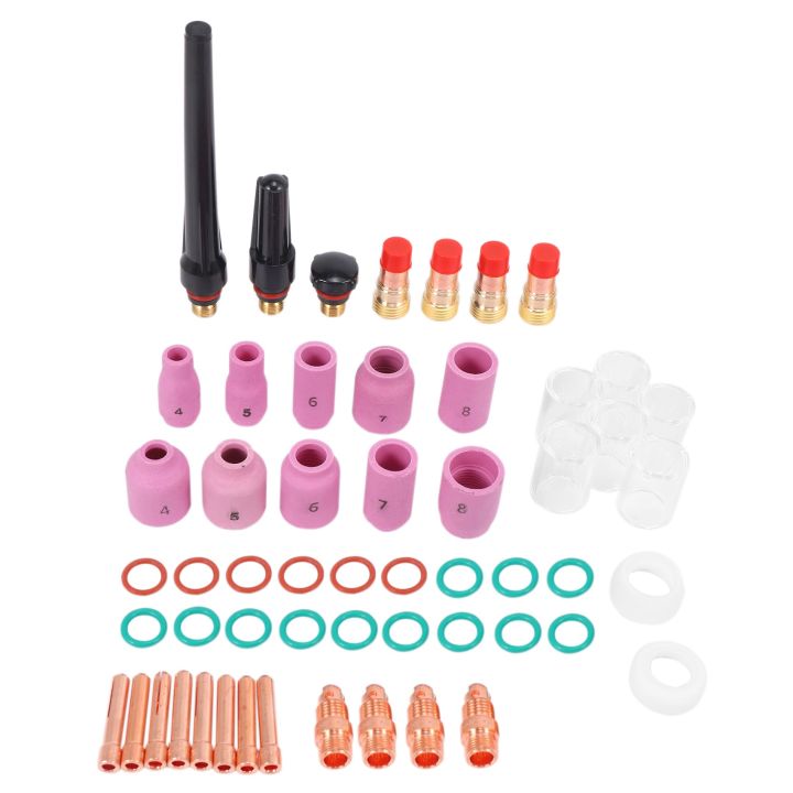 55PCS TIG Welding Torch Accessories Kit for TIG WP-17/18/26